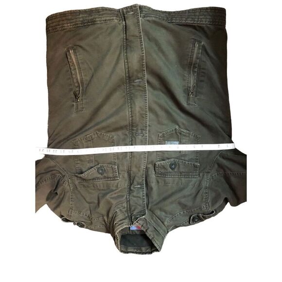 Vintage Continente gorpcore canvas green utility quilted vintage jacket - Picture 9 of 16